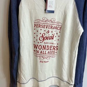 NWT George Washington quote sweatshirt size L